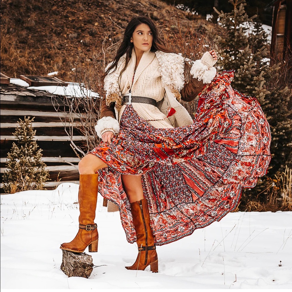 FreeBird Steven Holland Knee High Boots NIB - Picture 2 of 8